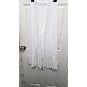 Intimately Free People White Textured Wide-Leg Women's Pants Lightweight Size s/
